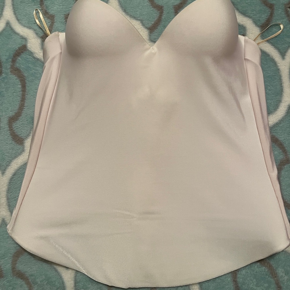 Elegant Satin Bustier Top